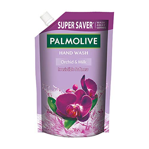Palmolive Naturals Black Orchid & Milk Liquid Hand Wash, 750Ml Refill Pack, Wash Away Germs, Refreshing Fragrance