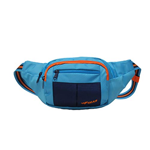 F Gear Lattitude Blue Navy Orange Sports Waist Bag (3686)