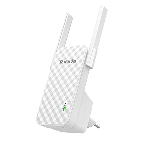 Tenda A9 Wireless Wifi Repeater 300 MBps, Access Point and Universal Range Extender Strong Wifi Signal, Plug And Play, Compatible with All Wi-Fi Modem Routers (White)