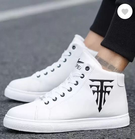 Men Printed Round Neck Cotton Blend Black T-Shirt