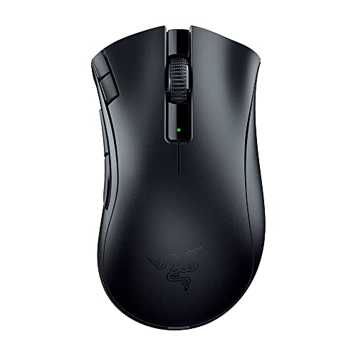 Razer Bluetooth DeathAdder V2 X Hyper Speed: Award-Winning Ergonomic Design with 16000 DPI – Ultra-Fast Hyper Speed Wireless Ergonomic Gaming Mouse – 235hr Battery Life – RZ01-04130100-R3A1, Black