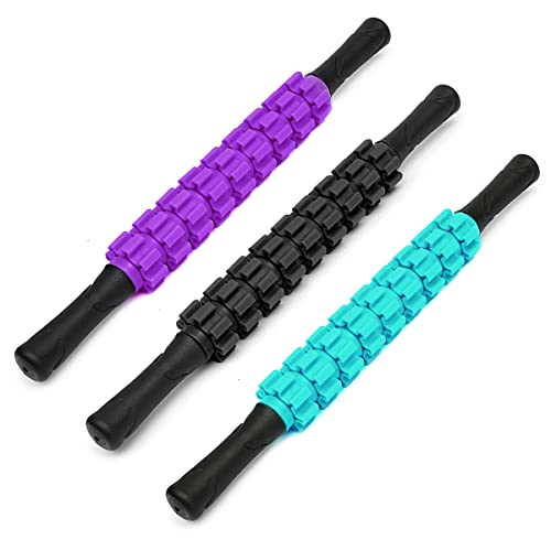 Slovic Massage Stick | Self-Massage Equipment for Instant Muscle Pain Relief & Workout Recovery | Relieves Pain & Soreness from Shoulders, Neck, Back, Legs | Premium Built | Anti-Slip Grip