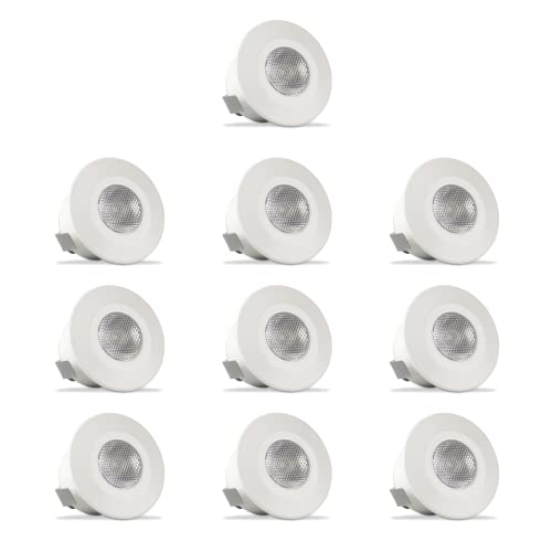 Surya 2W LED Prime SPOT Light, Ceiling SPOT Light (Cool Day Light) (Pack of 10)