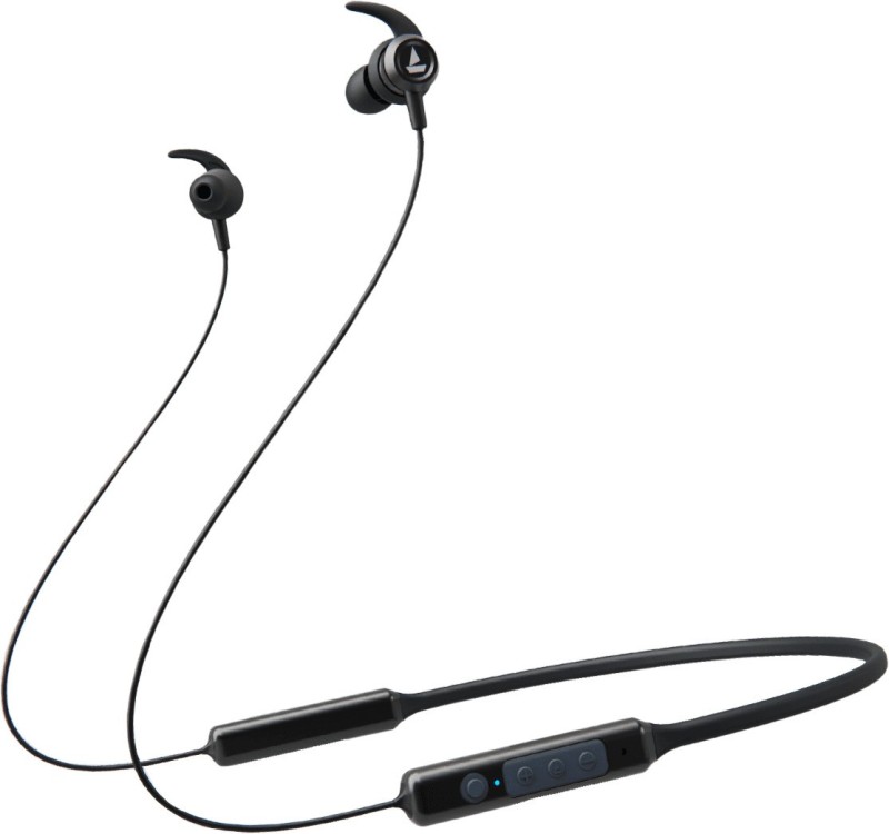 boAt Rockerz 355 BBD Edition Bluetooth Headset(Active Black, In the Ear)