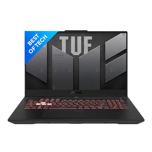 ASUS TUF Gaming F17 (2022), 17.3″(43.94 cms) FHD 144Hz, Intel Core i5-12500H 12th Gen, RTX 3050 4GB GPU, Gaming Laptop (16GB/512GB SSD/90WHr Battery/Windows 11/Gray/2.6 Kg), FX707ZC4-HX067W