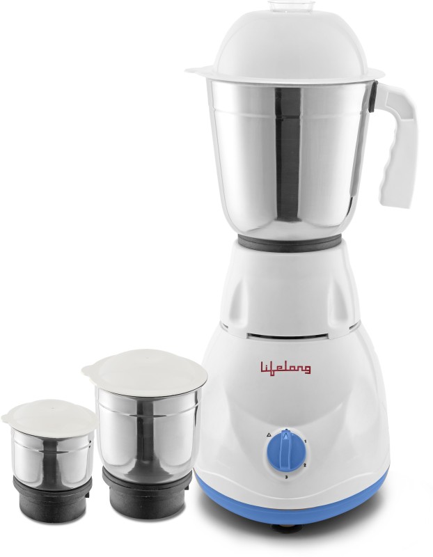 Lifelong Power Pro – LLMG20 500 W Mixer Grinder (3 Jars, Blue)