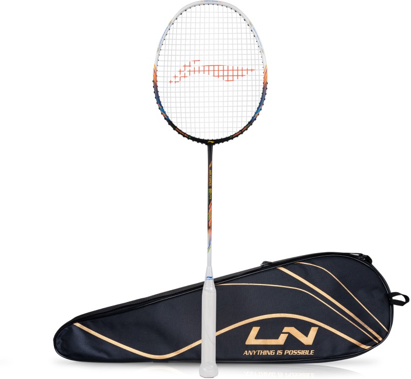 LI-NING AIR-FORCE 80 LITE Black Strung Badminton Racquet(Pack of: 1, 80 g)