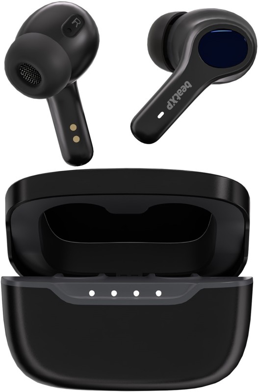beatXP Pulse XPods with 40H Playtime, Dual Mic AI ENC, Gaming Earbuds Bluetooth Headset(Black, True Wireless)