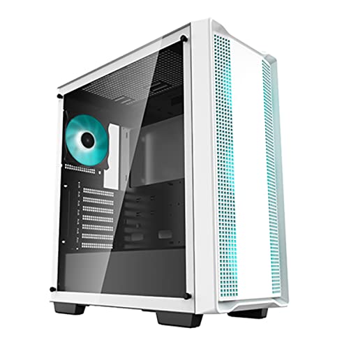 DeepCool ABS Cc560 Wh Mid-Tower Computer Case/Gaming Cabinet – White | Support – Mini ITX/Micro-ATX/ATX | Pre-Installed 3 X 120Mm Fans in Front and 1 X 120Mm Fan in Rear – R-Cc560-Whgaa4-G-1