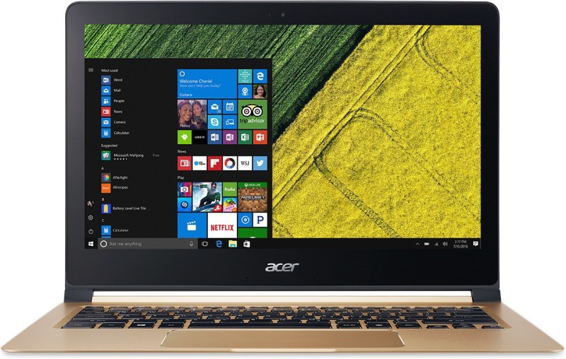 Acer Swift 7 Intel Core i5 7th Gen 7Y54 – (8 GB/256 GB SSD/Windows 10 Home) SF713-51 Thin and Light Laptop(13.3 inch, Black, 1.125 kg, With MS Office)