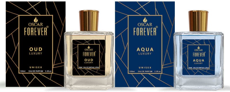 OSCAR Forever Luxury Combo of Aqua & Oud Long Lasting Fragrance (100ml Each) Eau de Parfum  –  200 ml(For Men & Women)