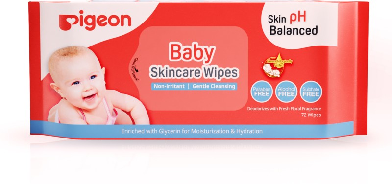 Pigeon BABY SKINCARE WIPES 72 SHEETS