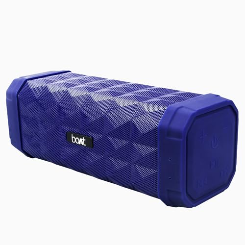 boAt Stone 650 10W Bluetooth Speaker with Upto 7 Hours Playback, IPX5 and Integrated Controls (Blue)