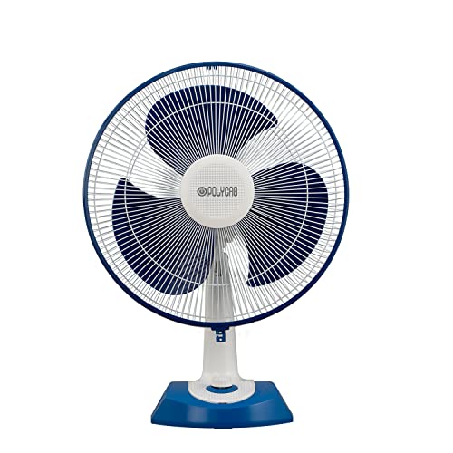 Polycab Aery 400 mm Table Fan (Sky Blue)