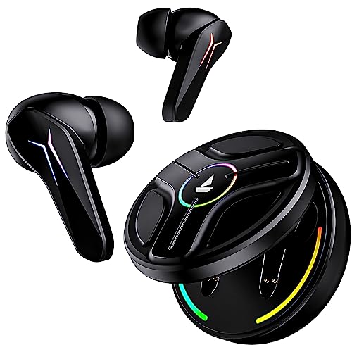 boAt Airdopes 181 in-Ear True Wireless Earbuds with ENx Tech, Beast Mode(Low Latency Upto 60ms) for Gaming, with Mic, ASAP Charge, 20H Playtime, Bluetooth v5.2, IPX4 & IWP (Bold Blue)