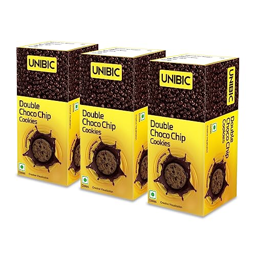 Unibic – Double Chocochip Cookies,(Pack of 3),225gm