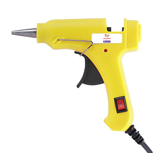 Asian Paints Trucare Glue Gun 20w | On-off Switch & LED Light | Repairs Toy Model, Plastic, wood & Metal Products | Easy Grip – 20 watt | Use with 7mm glue sticks