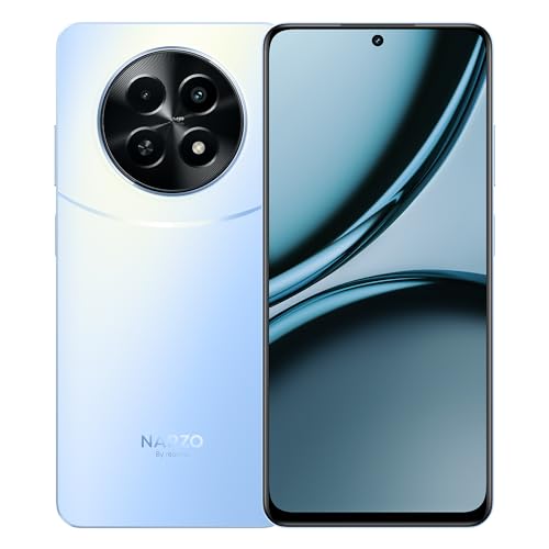 realme NARZO 70x 5G（Ice Blue,4GB RAM, 128GB Storage）| 120Hz Ultra Smooth Display | Dimensity 6100+ 6nm 5G | 50MP AI Camera | 45W Charger in The Box