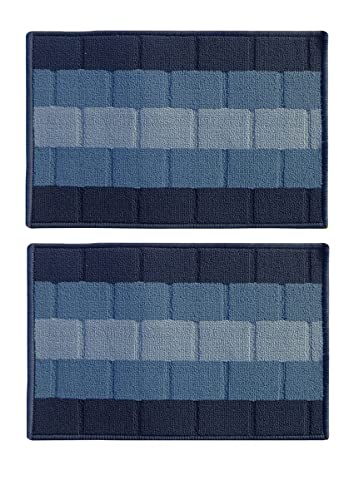 STATUS CONTRACT Water Absorbing Mat for Bathroom Quick Dry Rubber Backed Anti-Slip Floor Mat Non Slip Mat for Home, Kitchen (40 x 60 CM) (OLIVE)