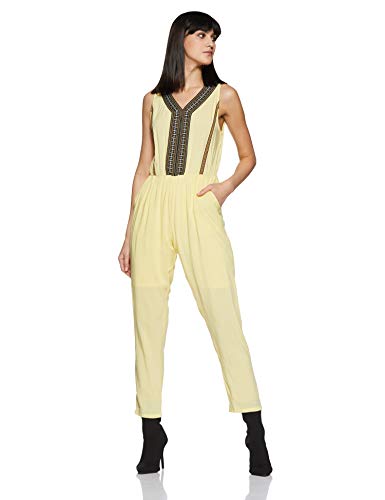 JEALOUS 21 Women’s Jumpsuit (JX0524_Yellow_32)