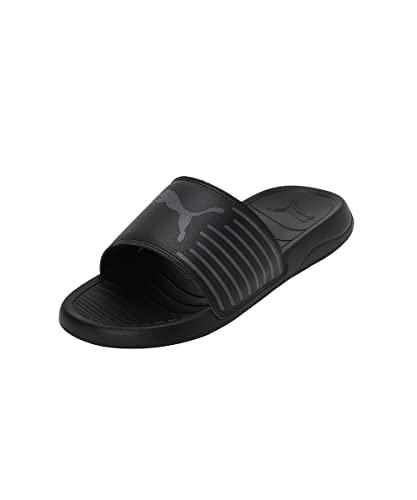Puma unisex-adult Geo Black-Cool Dark Gray Slide Sandal – 8 UK (39453801)