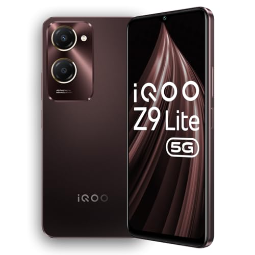 iQOO Z9 Lite 5G (Mocha Brown, 4GB RAM, 128GB Storage) | Dimensity 6300 5G | 50MP Sony AI Camera | Charger in The box