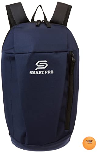 DHS TT Ball 40MM 2 Star Orange (6 Pcs Box) 24 PCS with Smart PRO TT Special Cover Speed Navy