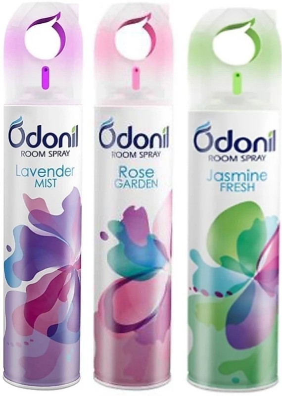 Odonil Rose, Jasmine, Lavender Spray(3 x 150 ml)