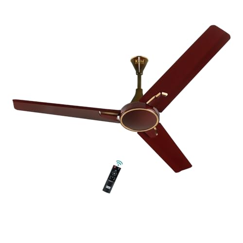 Havells 1200mm Ambrose ES Ceiling Fan | Premium Matt Finish, Decorative Fan, Elegant Looks, High Air Delivery, Energy Saving, 100% Pure Copper Motor | 2 Year Warranty by Brand | (Pack of 1, Chrome)