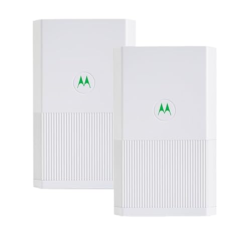 Motorola MH7022 AC2200 Mbps WiFi Up to 6000 sqft. Coverage, Home Mesh Wi-Fi System, Router & Wi-Fi Extender Satellite, Parental Control, MU-MIMO Technology, Pack of 2