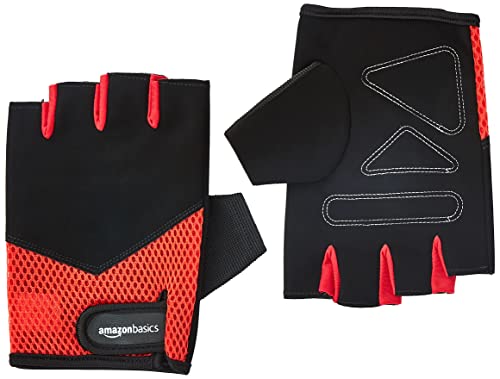 amazon basics Gym Gloves for Training and Exercise, S