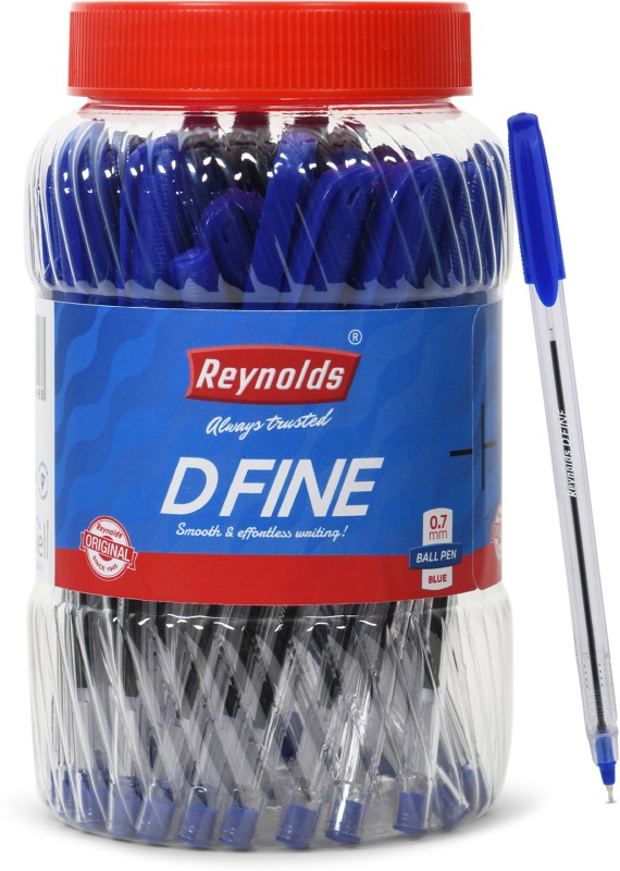 Reynolds D Fine Ball Pen(Pack of 70, Ink Color – Blue)