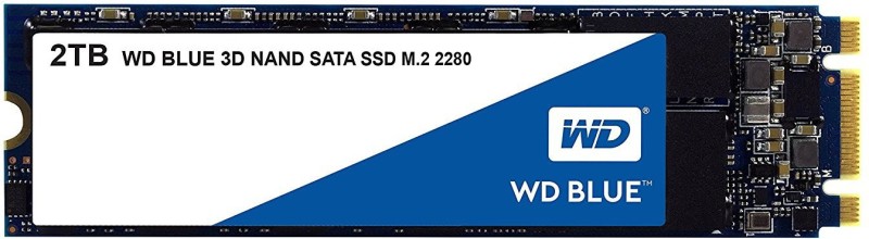 WD Blue 3D 2 TB Laptop Internal Solid State Drive (SSD) (WDS200T2B0B)(Interface: SATA III, Form Factor: M.2)