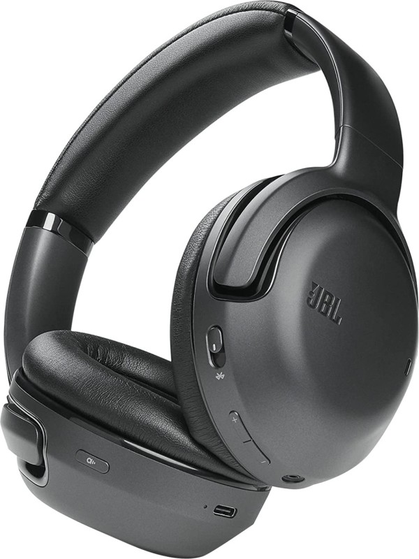 JBL Tour One with True Adaptive Noise Cancelling,50 Hr Playtime,4 Mics for Clarity Bluetooth(Black, On the Ear)