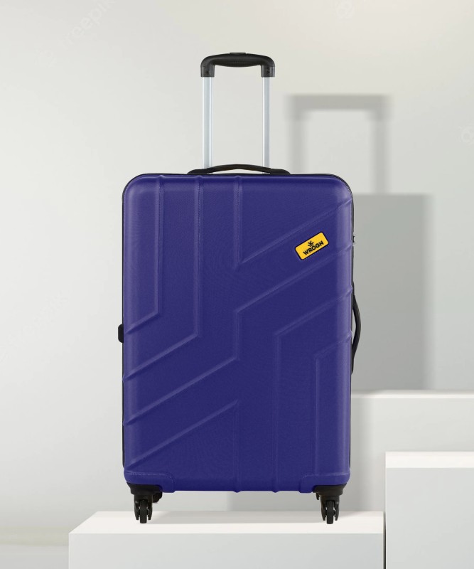 WROGN Maze- Mid Night Blue Check-in Suitcase 4 Wheels – 30 inch