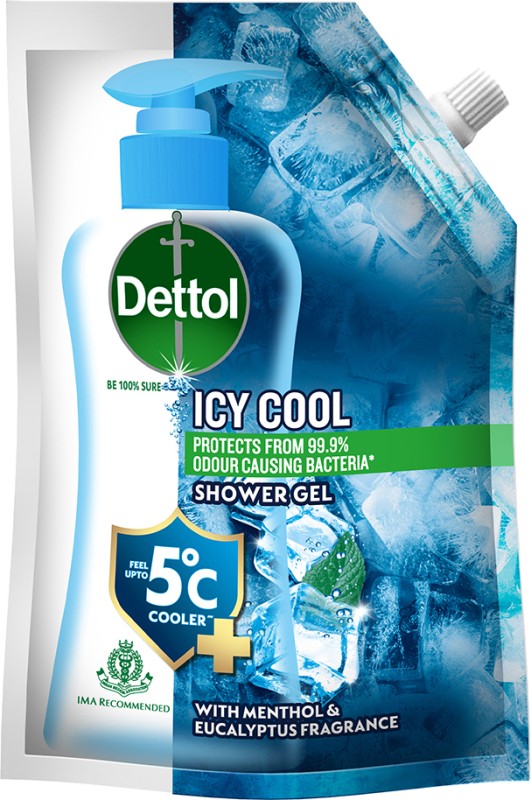 Dettol Body Wash and Shower Gel, Cool-450ml|Soap-Free Bodywash|12h Odour Protection(450 ml)