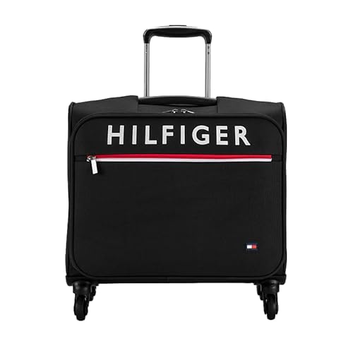 Tommy Hilfiger Unisex’s Overnighter (Dark Black)