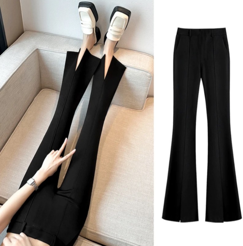 LYN Loose Fit Women Black Trousers