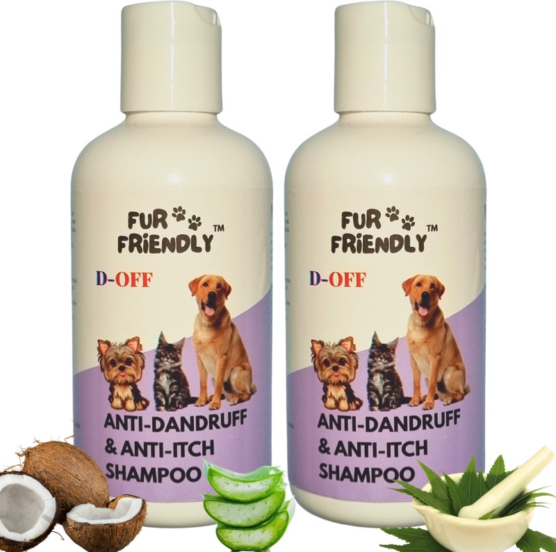 SARGO Anti-Dandruff & Itch Shampoo | 200 ml (Pack of 2) Anti-itching Coconut Oil Dog, Cat Shampoo(400 ml)
