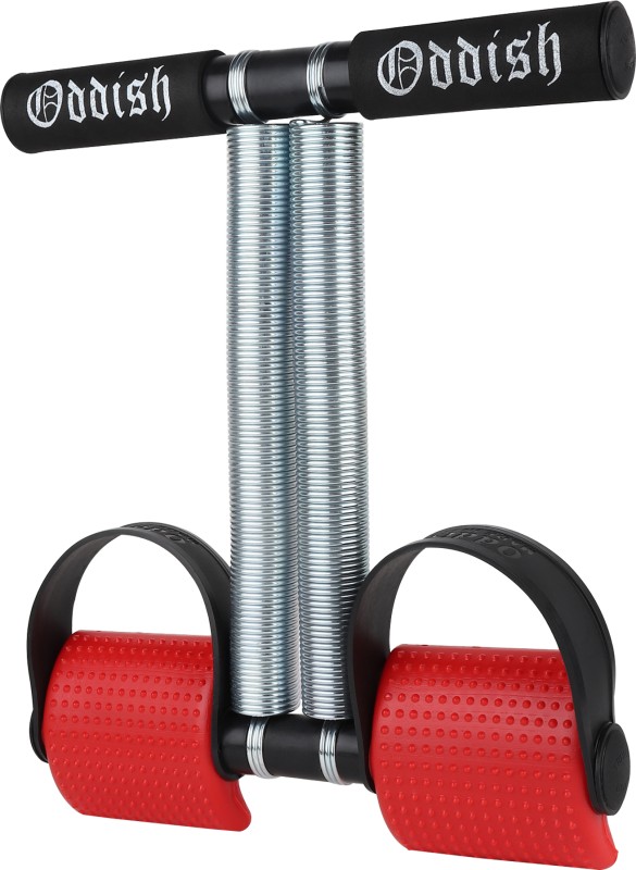 Oddish Tummy Trimmer 12 inch Double Spring Premium Quality for man and women Ab Exerciser(Red, Black)