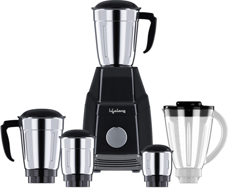 Lifelong LLMG7F 800 W Mixer Grinder(LLMG7F | 6 Jars | Black)