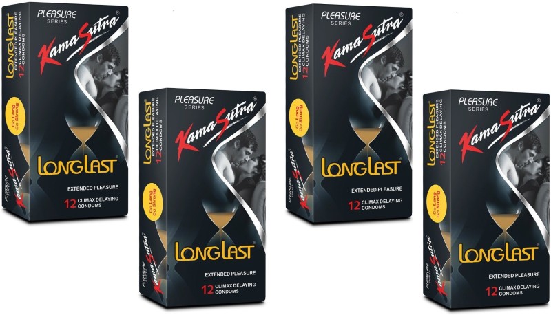 Kamasutra Longlast Condom(Set of 3, 36 Sheets)