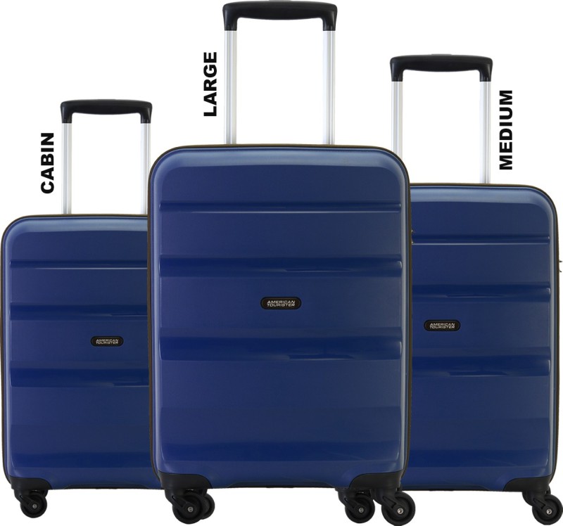 AMERICAN TOURISTER AMT BRANDON SP 3PCSET BLUE Cabin & Check-in Set 4 Wheels – 29 inch