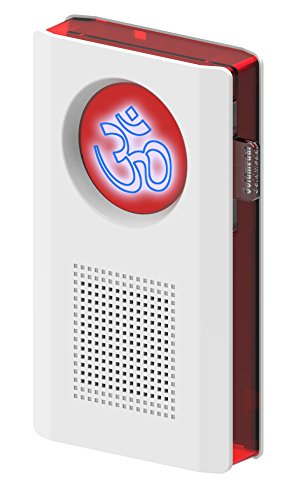 Goldmedal Curve Plus 204080A Plastic Ekaant-Mantra Bell (White and Red)