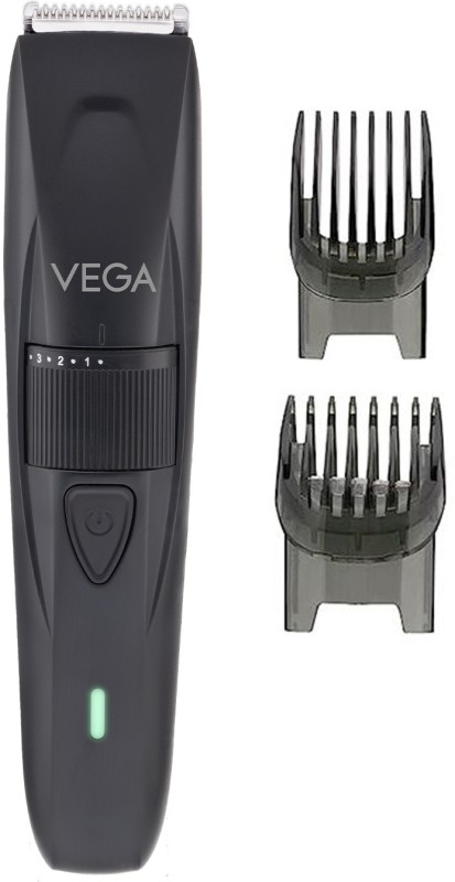 VEGA Power-Lite Beard Trimmer for Men, VHTH-38 Trimmer 90 min  Runtime 40 Length Settings(Black)