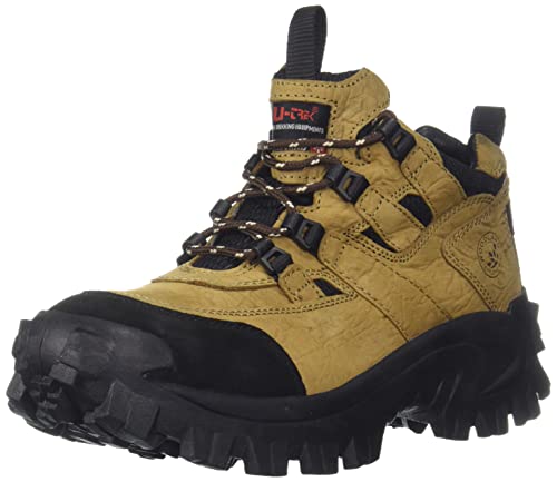 Woodland Men’s Camel Leather Sneaker-8 UK (42 EU) (G 40777CMA)