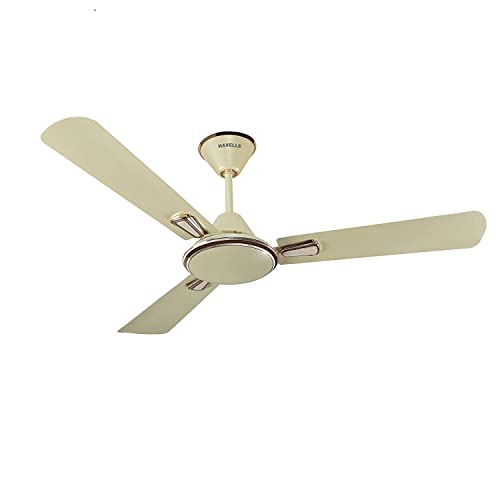 Havells 1200mm Milor BLDC Motor Ceiling Fan | 5 Star with RF Remote, 100% Copper, High Air Delivery | Upto 57% Energy Saving, ECO Active Technology, Flexible Timer Setting | (Pack of 1, Dusk)