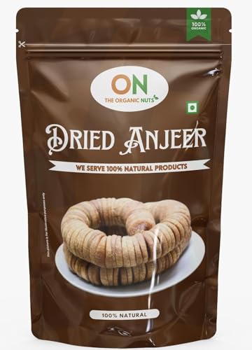 THE ORGANIC NUTS Organic Nuts Dried Anjeer 100% Natural Mental and Physical Health, Increases Stamina 1000g