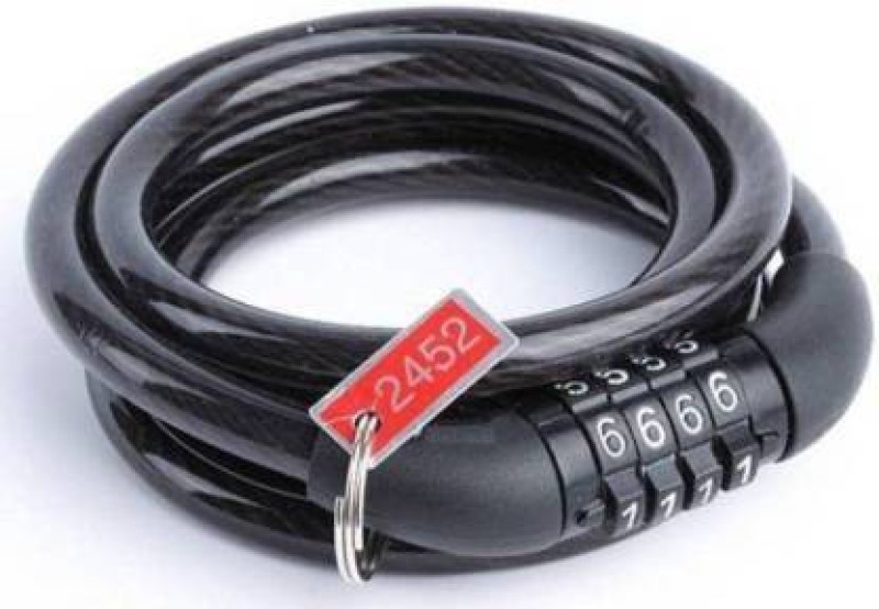 Afpin Multipurpose(Non-Resettable,Fixed)Number Lock for Bike, Cycle, Helmet, Luggage Cycle Lock