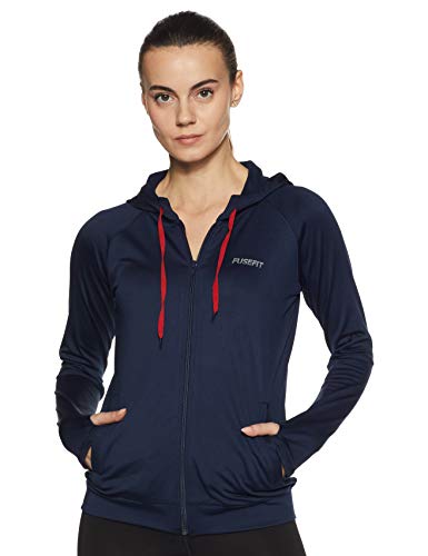Fusefit Women’s Blouson (FF WMNS Basic Hoodie_Navy_XS)